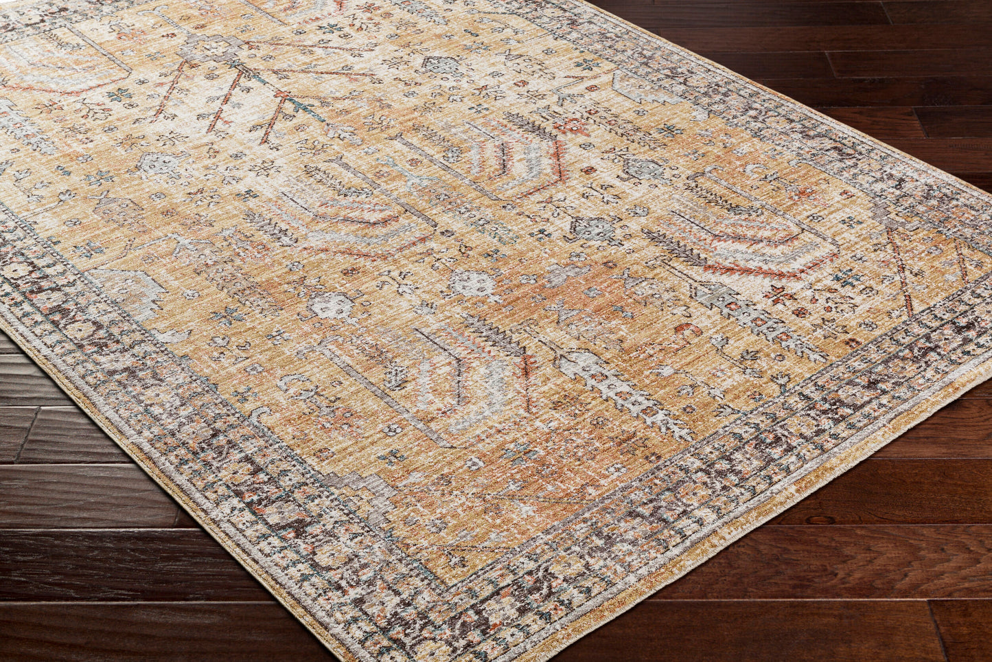 Alfombra decorativa tejida a máquina Carlisle CSI-2316 de 2' x 3'