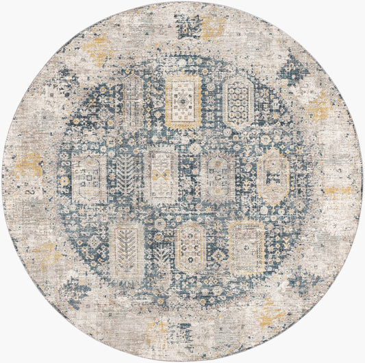 Alfombra redonda tejida a máquina Carlisle CSI-2319 de 2,4 m