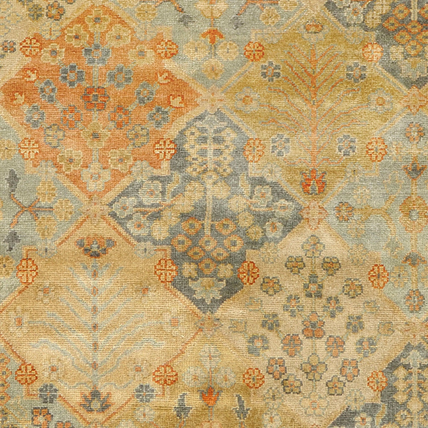 Alfombra decorativa de lana hecha a mano Castle CSL-6008 de 2' x 3'