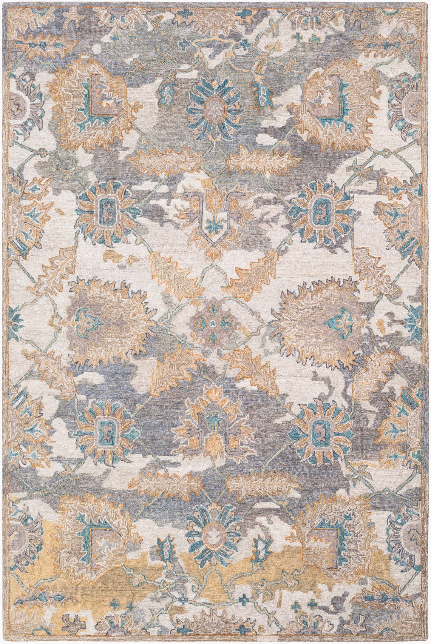 Classic Nouveau CSN-1008 2' x 3' Handmade Wool Accent Rug
