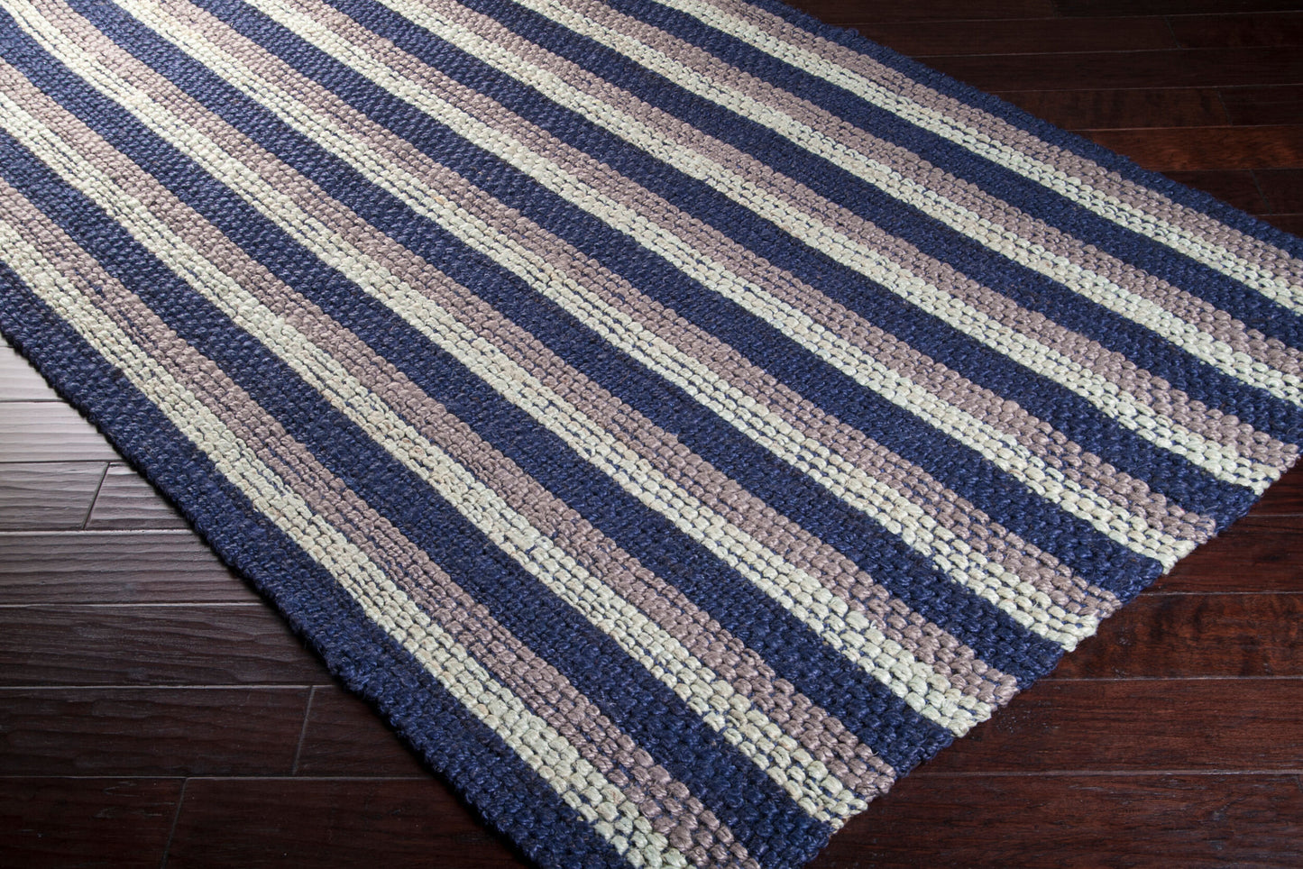 Country Jutes CTJ-2027 Alfombra decorativa de yute hecha a mano de 2' x 3'