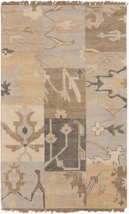 Alfombra de lana hecha a mano Cypress CYP-1002 de 1,52 m x 2,44 m