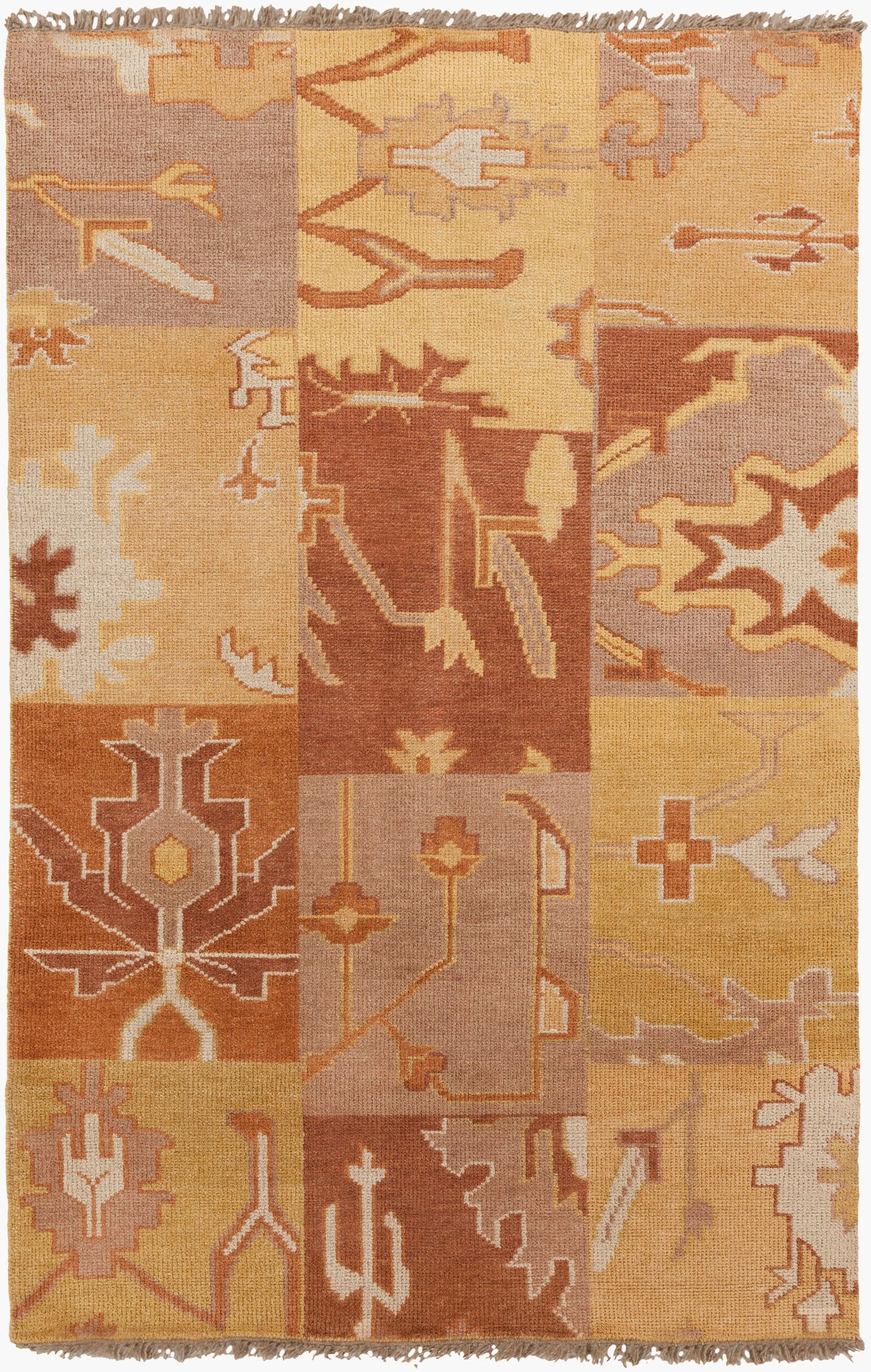 Alfombra de lana hecha a mano Cypress CYP-1003 de 8' x 11'