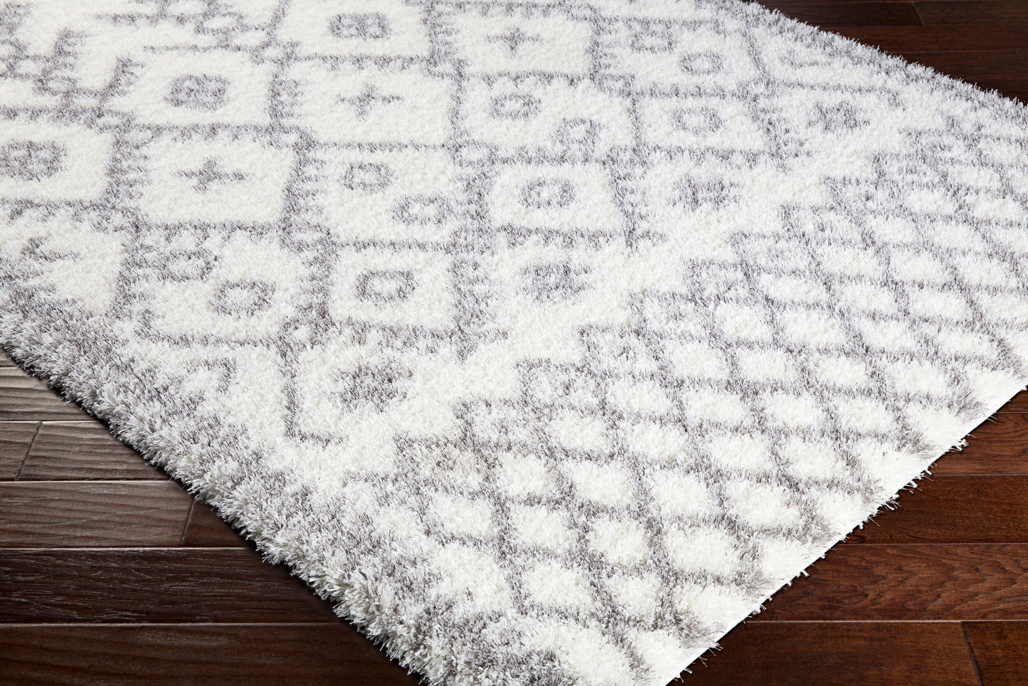 Alfombra tejida a máquina Cloudy Shag CYS-3417 de 1,52 m x 2,13 m