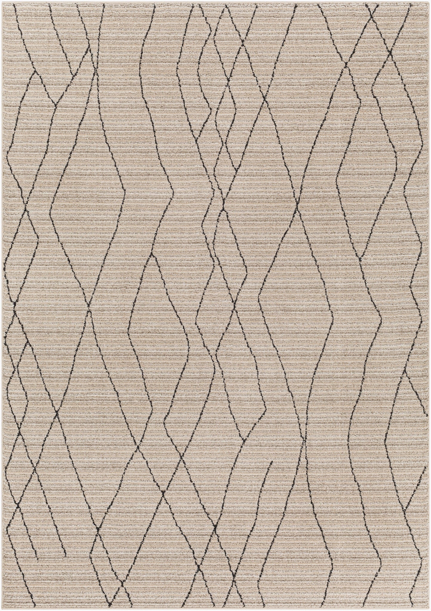 Cozy CZY-2300 Alfombra decorativa tejida a máquina de 3' x 5'