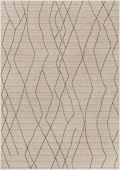 Cozy CZY-2300 Alfombra decorativa tejida a máquina de 3' x 5'