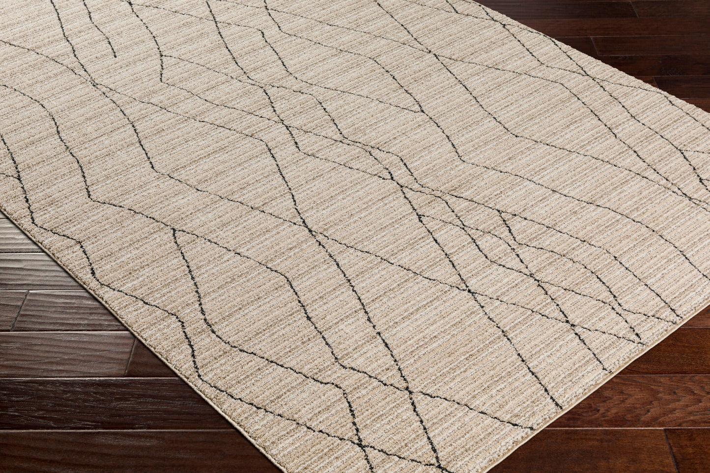 Cozy CZY-2300 Alfombra decorativa tejida a máquina de 3' x 5'