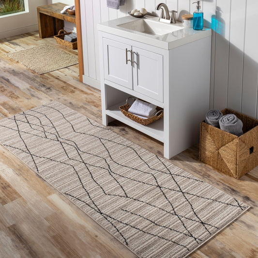 Cozy CZY-2300 7ft Runner Machine Woven Runner Rug