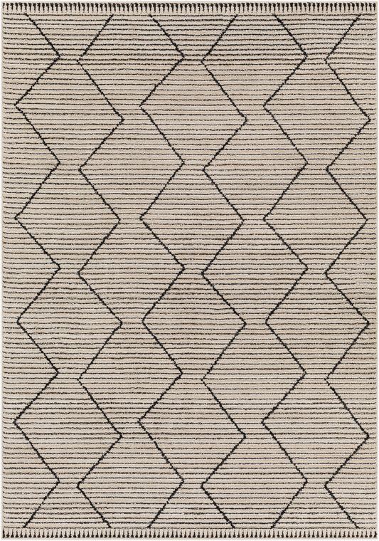 Cozy CZY-2302 5' x 7' Machine Woven Area Rug