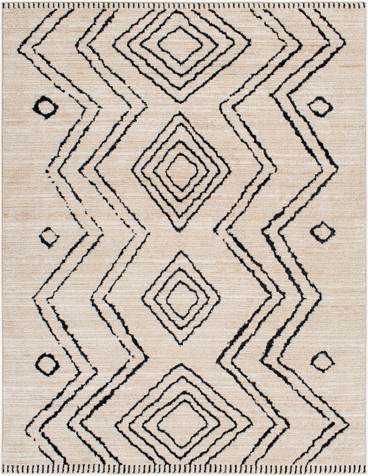 Cozy CZY-2304 5' x 7' Machine Woven Area Rug