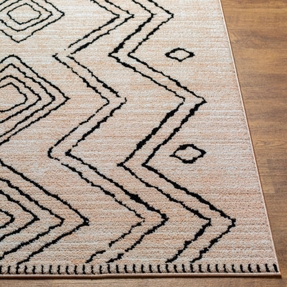 Cozy CZY-2304 Alfombra decorativa tejida a máquina de 3' x 5'