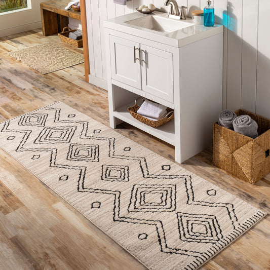 Cozy CZY-2304 7ft Runner Machine Woven Runner Rug