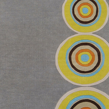 Alfombra decorativa de lana hecha a mano Dazzle DAZ-6537 de 2' x 3'