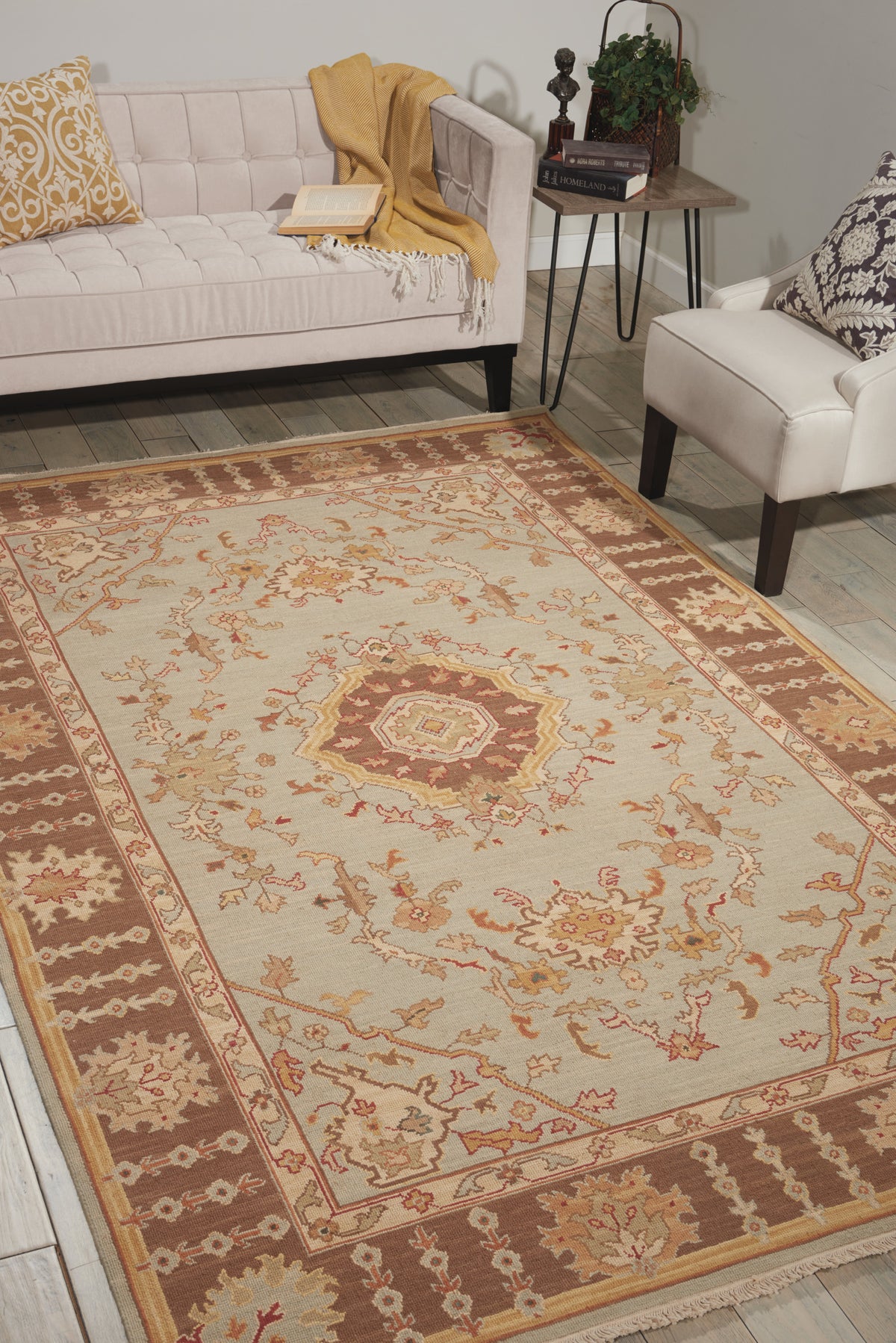 Nourmak S194 Aqua Woven Rug