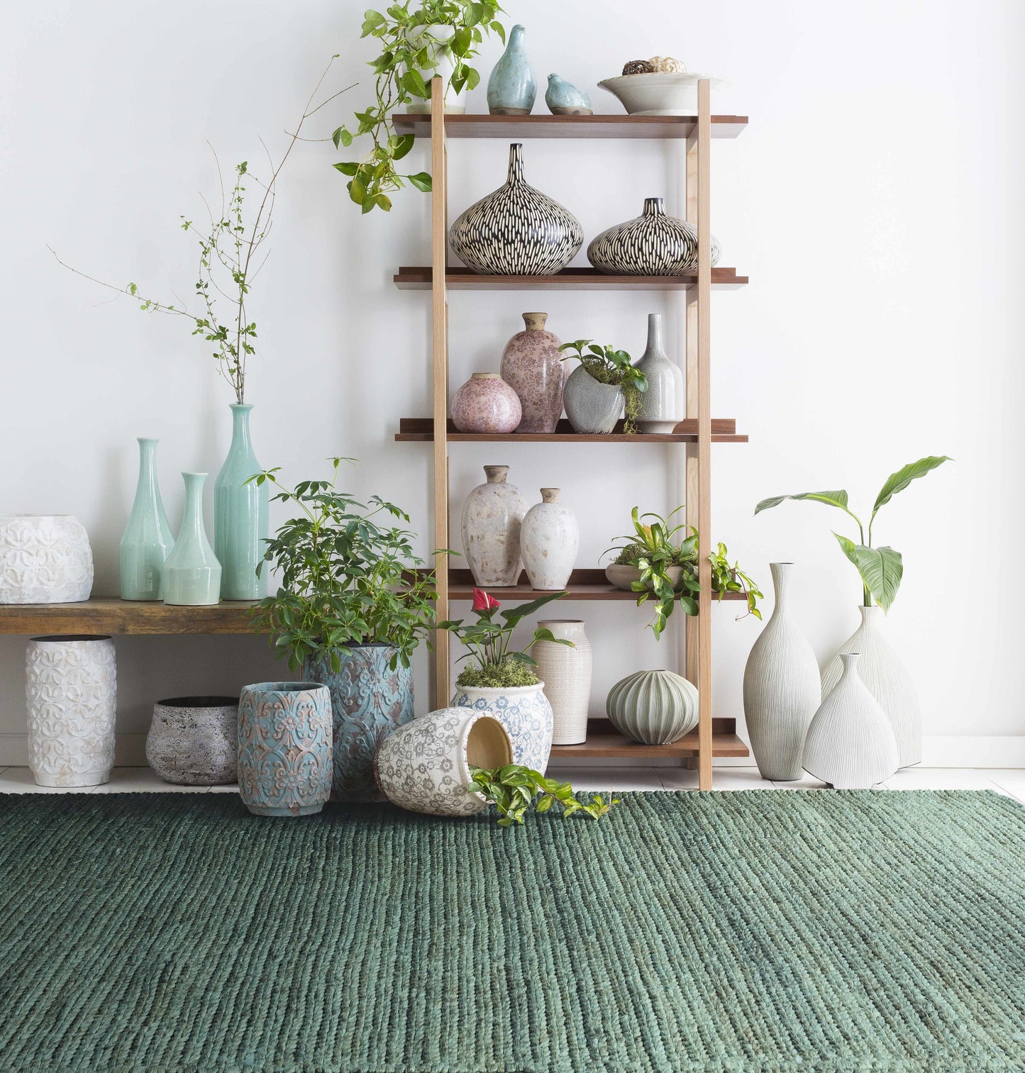 Tropics TRO-1034 Hand Woven Rug