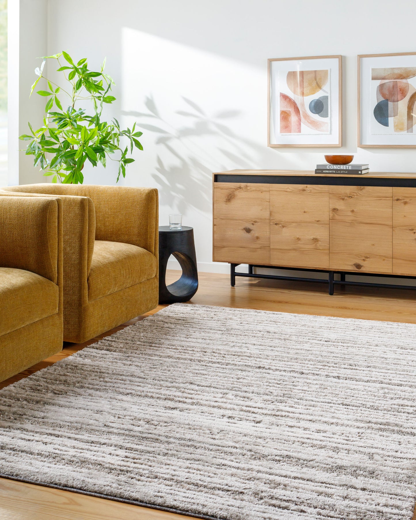 Alfombra tejida a máquina Delight Shag DEL-2300 de 8' x 10'