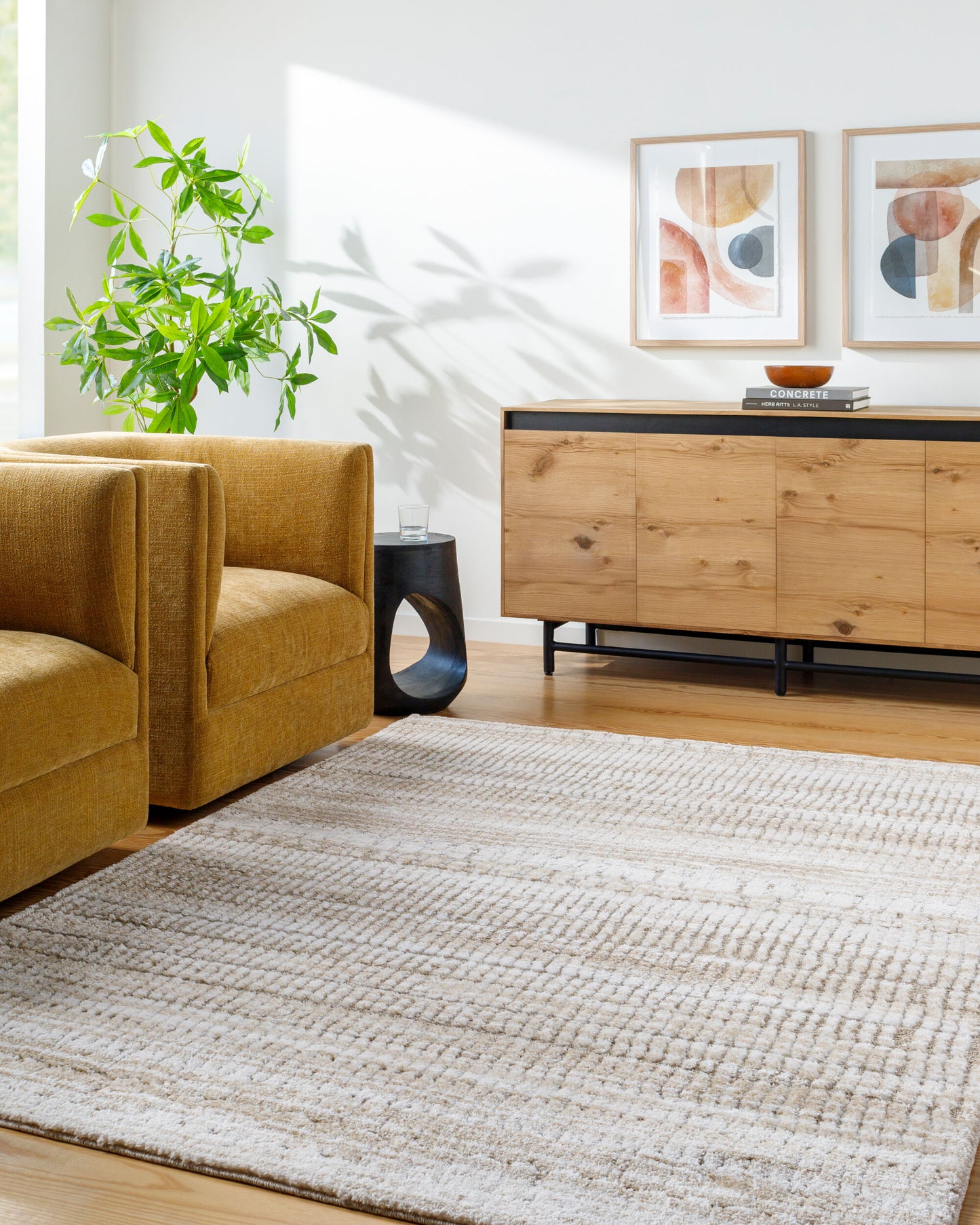 Alfombra tejida a máquina Delight Shag DEL-2302 de 8' x 10'