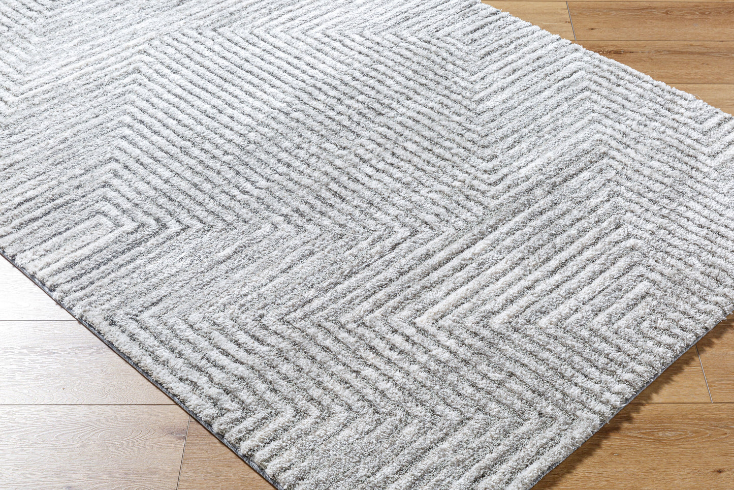 Alfombra tejida a máquina Delight Shag DEL-2309 de 1,52 m x 2,13 m