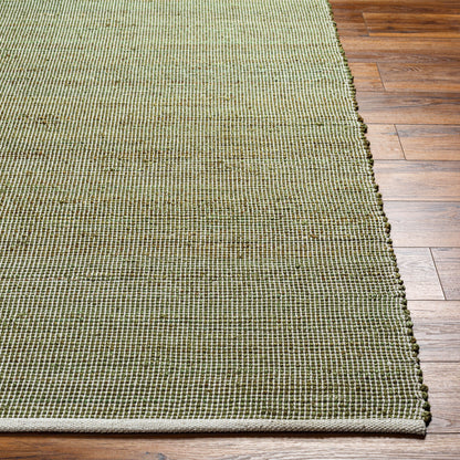Alfombra de yute hecha a mano Demi DEM-2303 de 1,52 m x 2,13 m