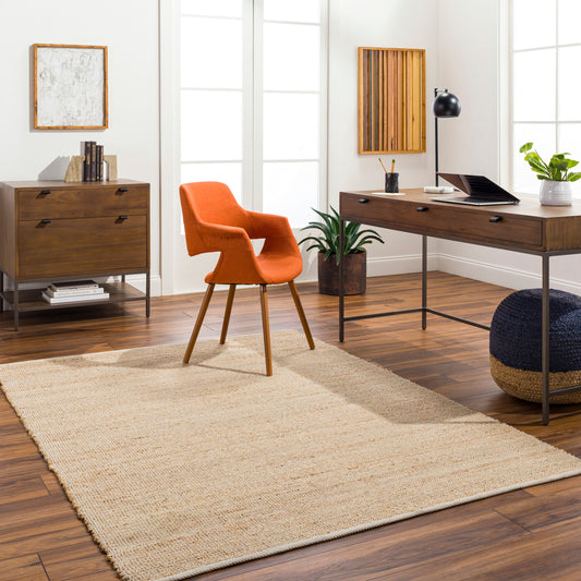 Demi DEM-2304 2' x 3' Handmade Jute Accent Rug