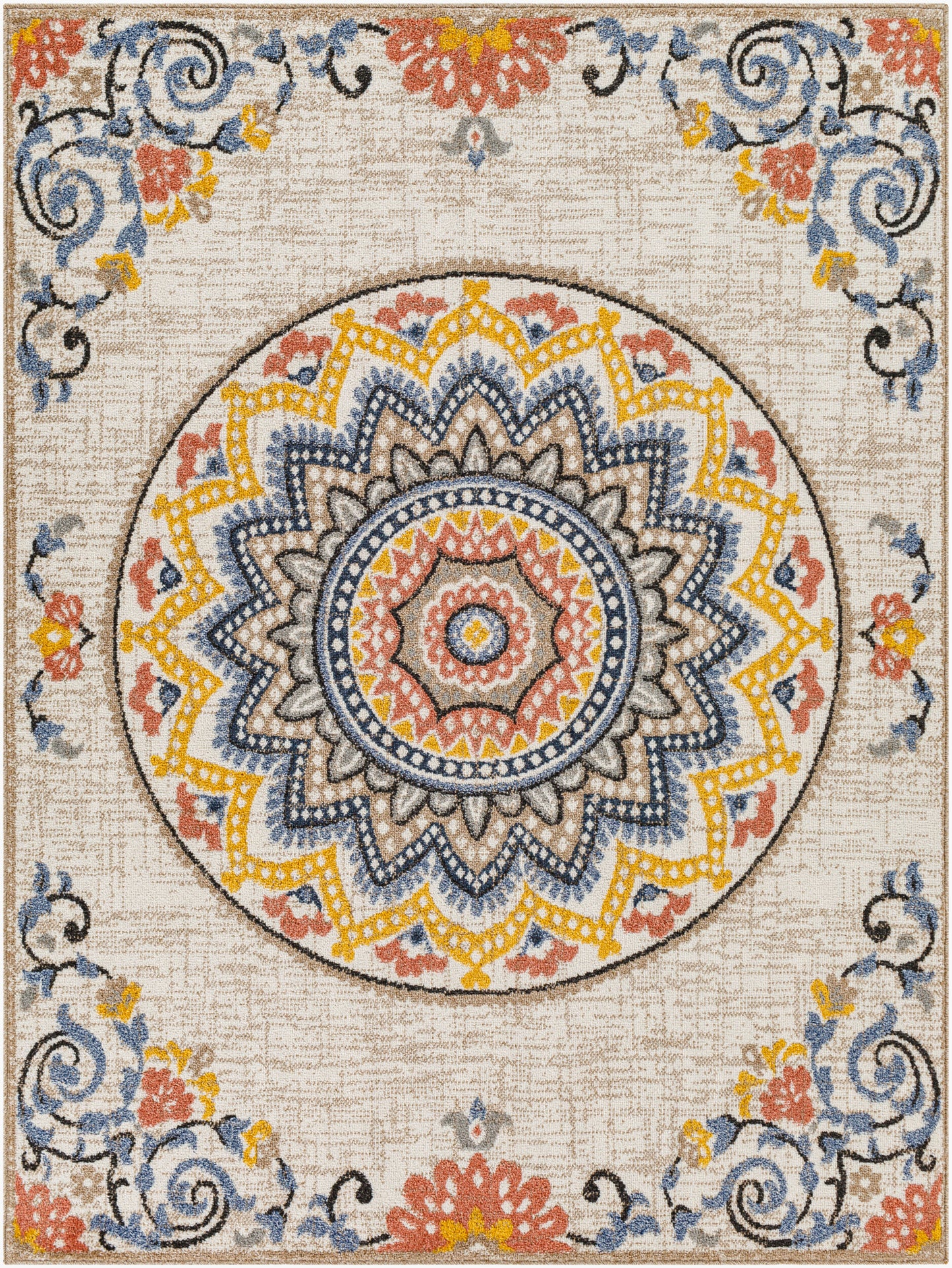 Alfombra tejida a máquina Delphi DEP-2304 de 1,52 m x 2,13 m