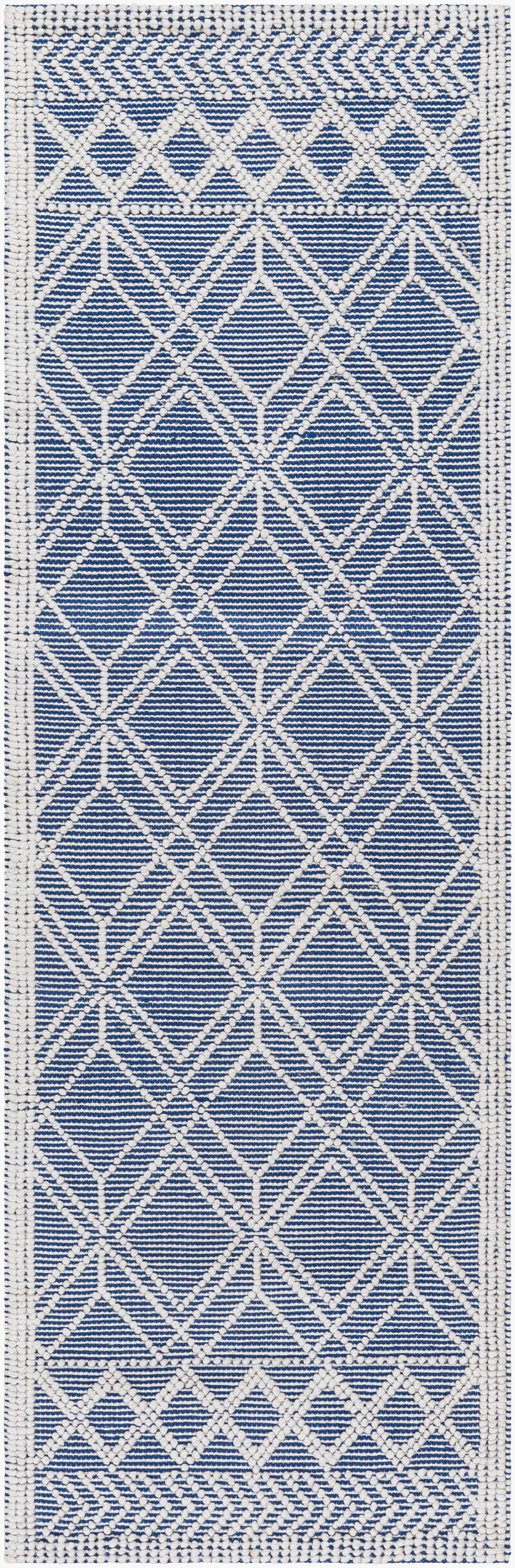 Daffodil DFF-2302 8ft Runner Handmade Recyled Runner Rug