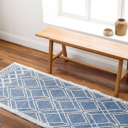 Daffodil DFF-2302 8ft Runner Handmade Recyled Runner Rug