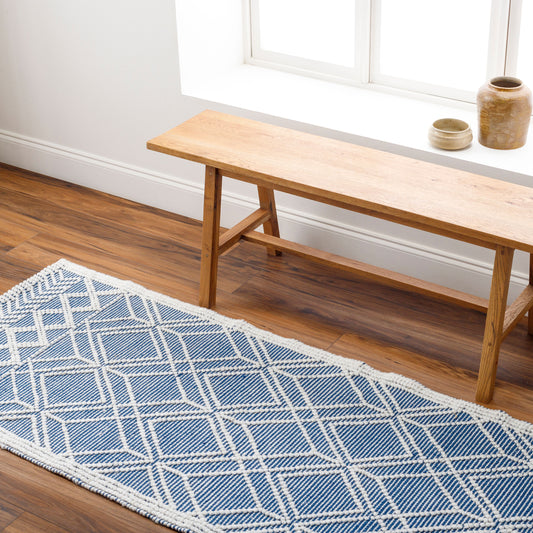 Daffodil DFF-2302 8ft Runner Handmade Recyled Runner Rug