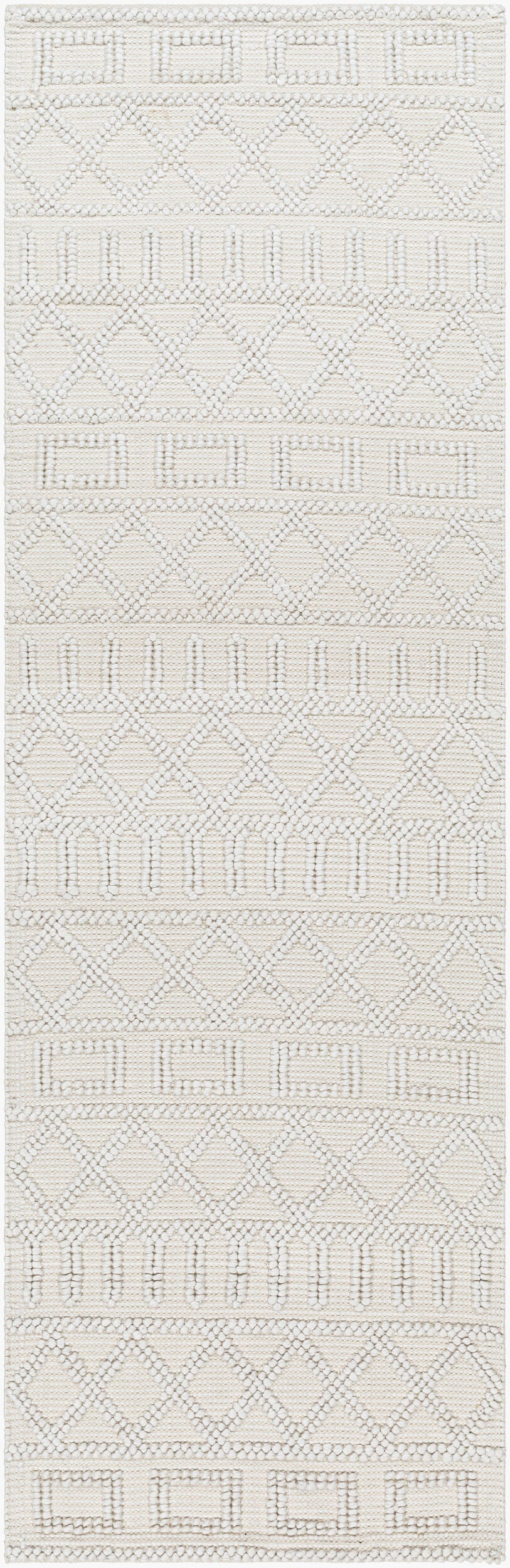 Daffodil DFF-2303 8ft Runner Handmade Recyled Runner Rug