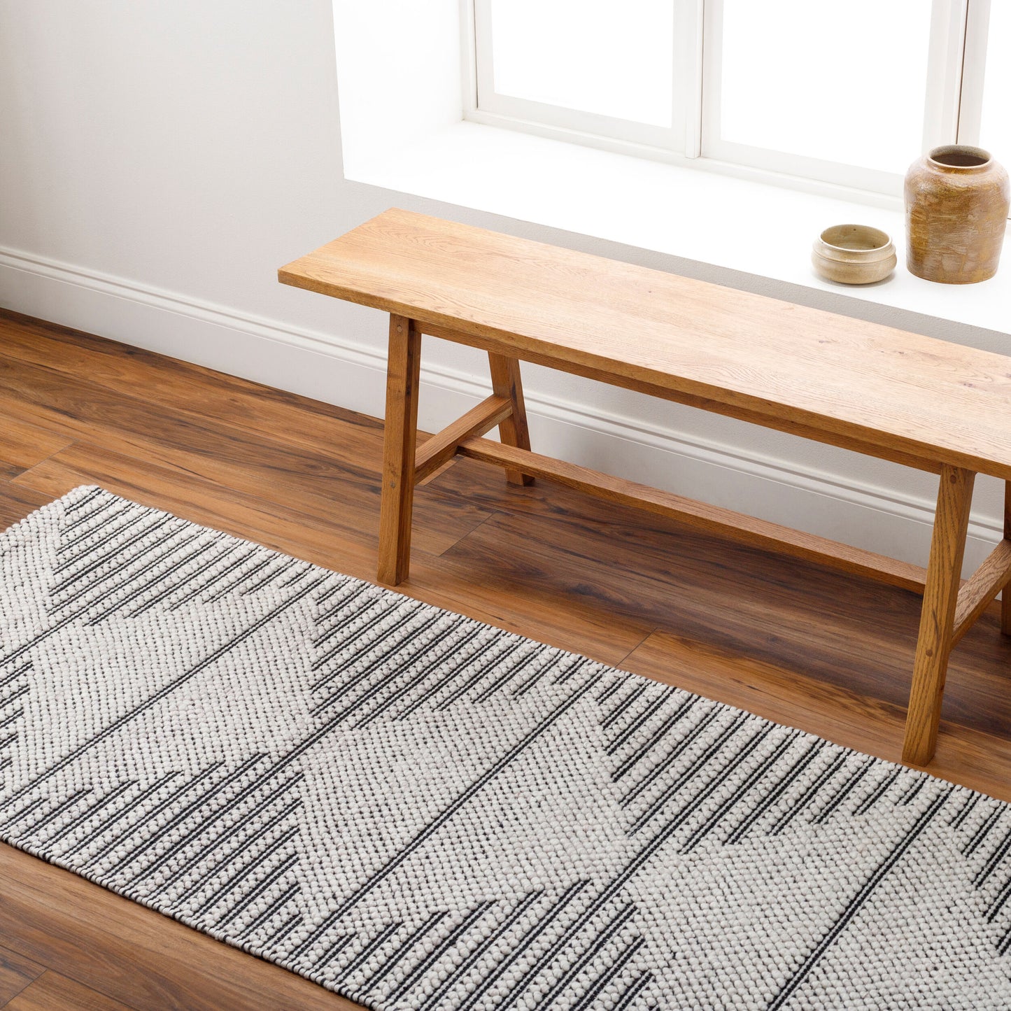 Daffodil DFF-2306 8ft Runner Handmade Recyled Runner Rug