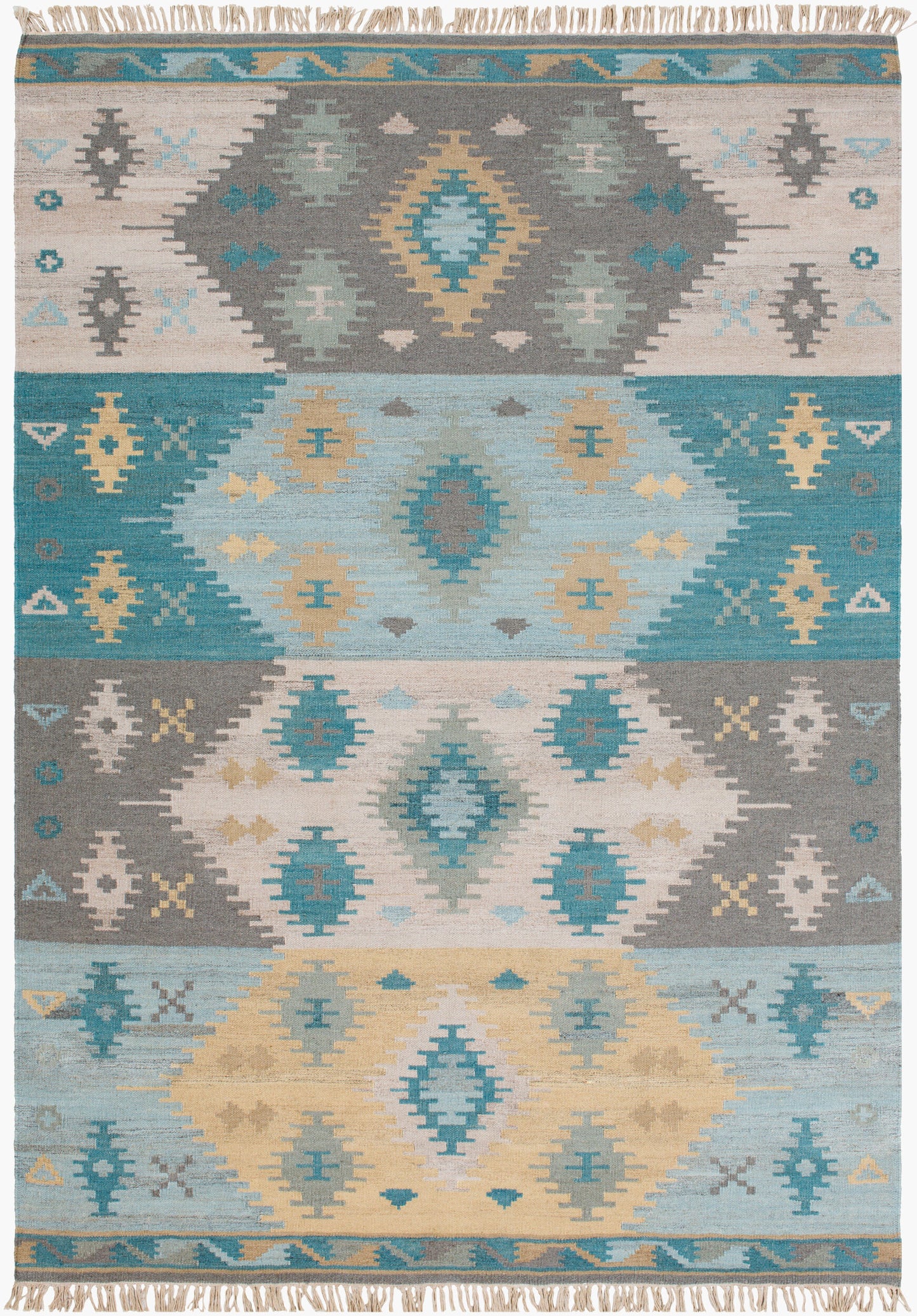 Adia DIA-2003 2' x 3' Handmade Wool Accent Rug