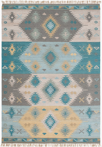 Adia DIA-2003 2' x 3' Handmade Wool Accent Rug