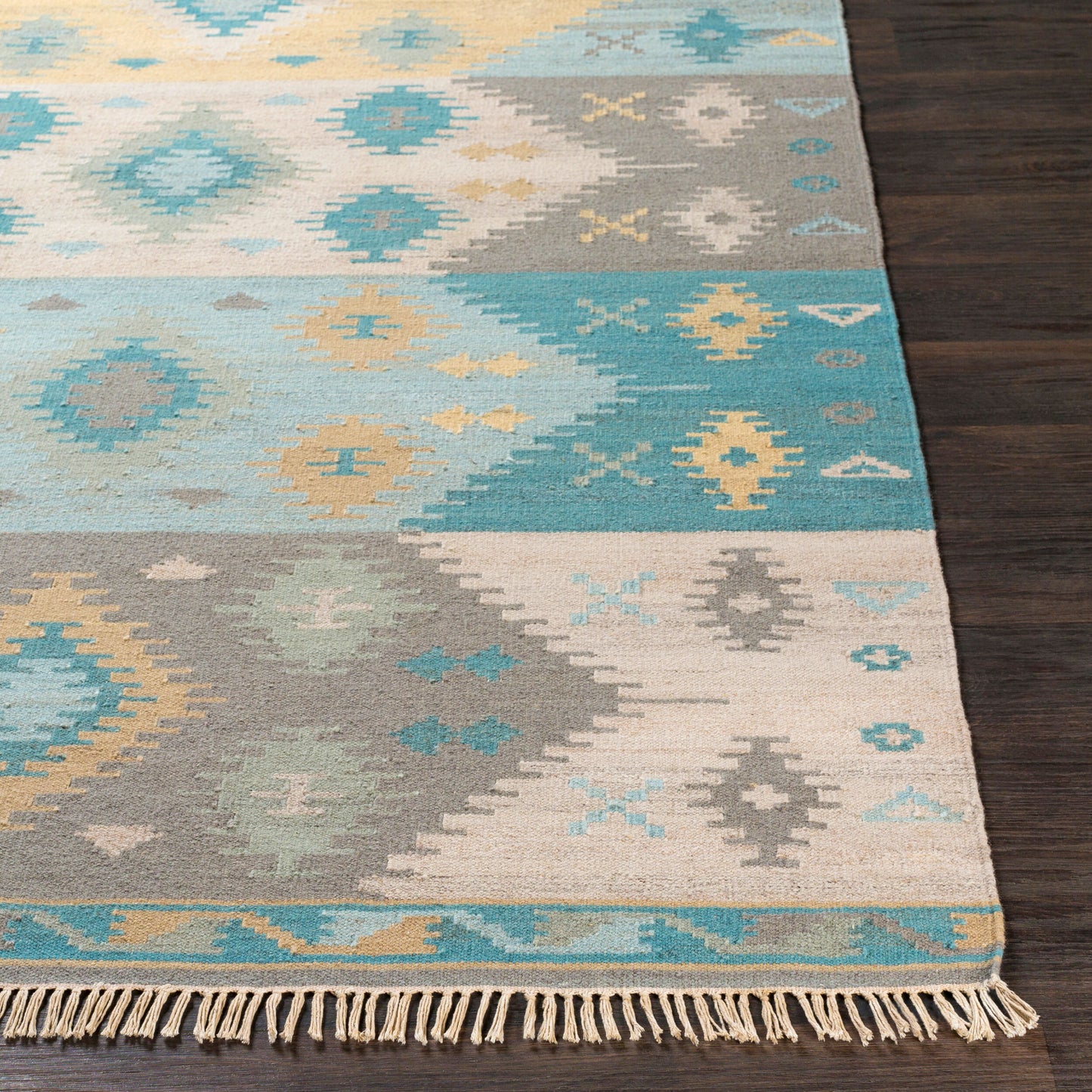 Adia DIA-2003 2' x 3' Handmade Wool Accent Rug
