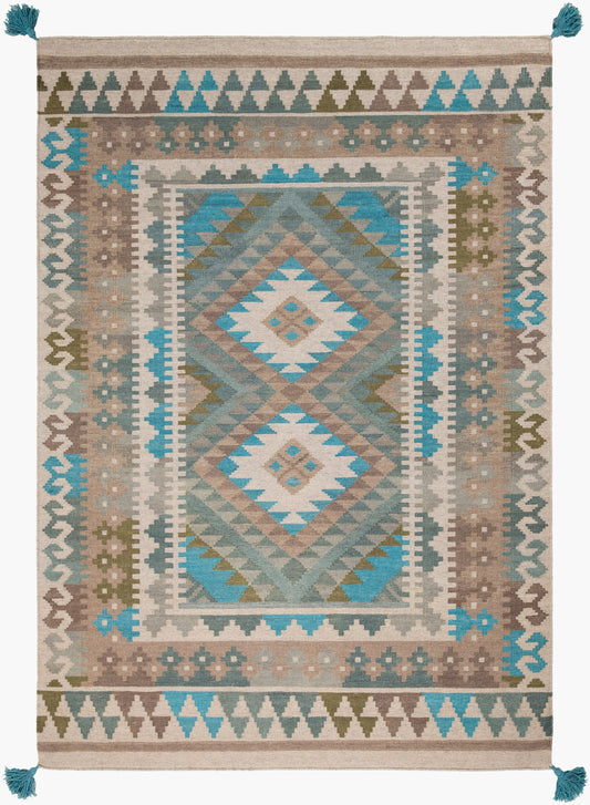 Adia DIA-2006 2' x 3' Handmade Wool Accent Rug
