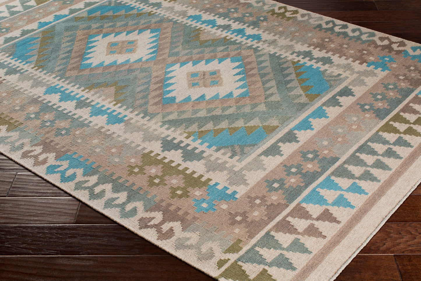 Adia DIA-2006 2' x 3' Handmade Wool Accent Rug