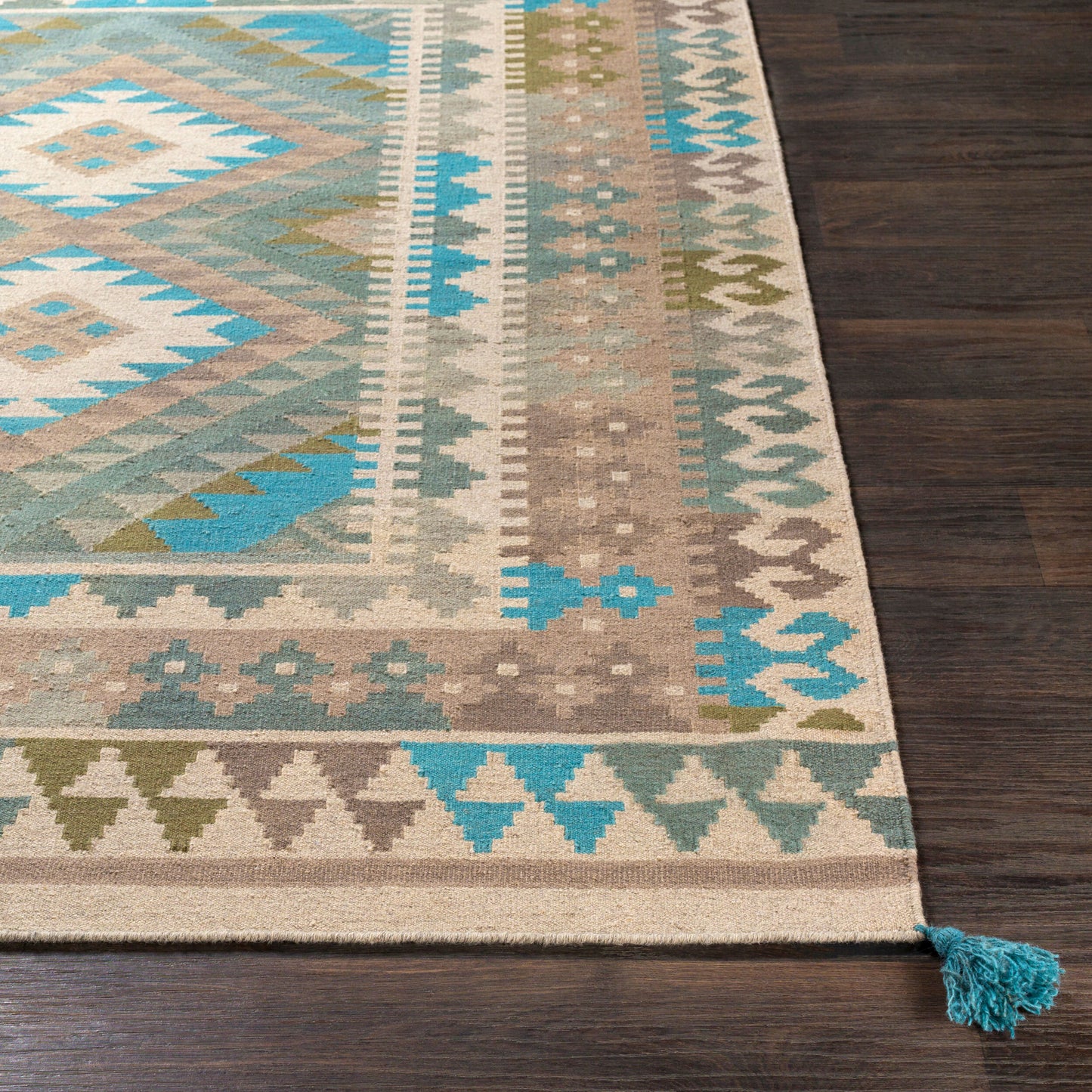Adia DIA-2006 2' x 3' Handmade Wool Accent Rug