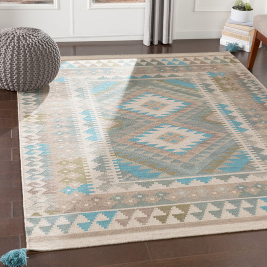 Adia DIA-2006 2' x 3' Handmade Wool Accent Rug