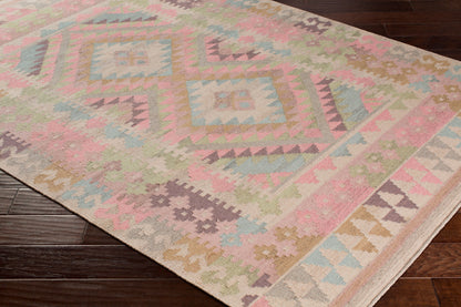 Alfombra decorativa de lana hecha a mano Adia DIA-2010 de 2' x 3'