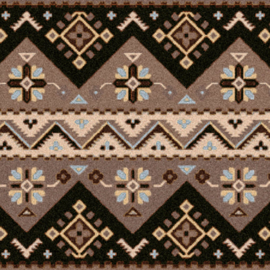 Alfombra de lana hecha a mano Dillon DIL-4201 de 2,7 x 3,6 m