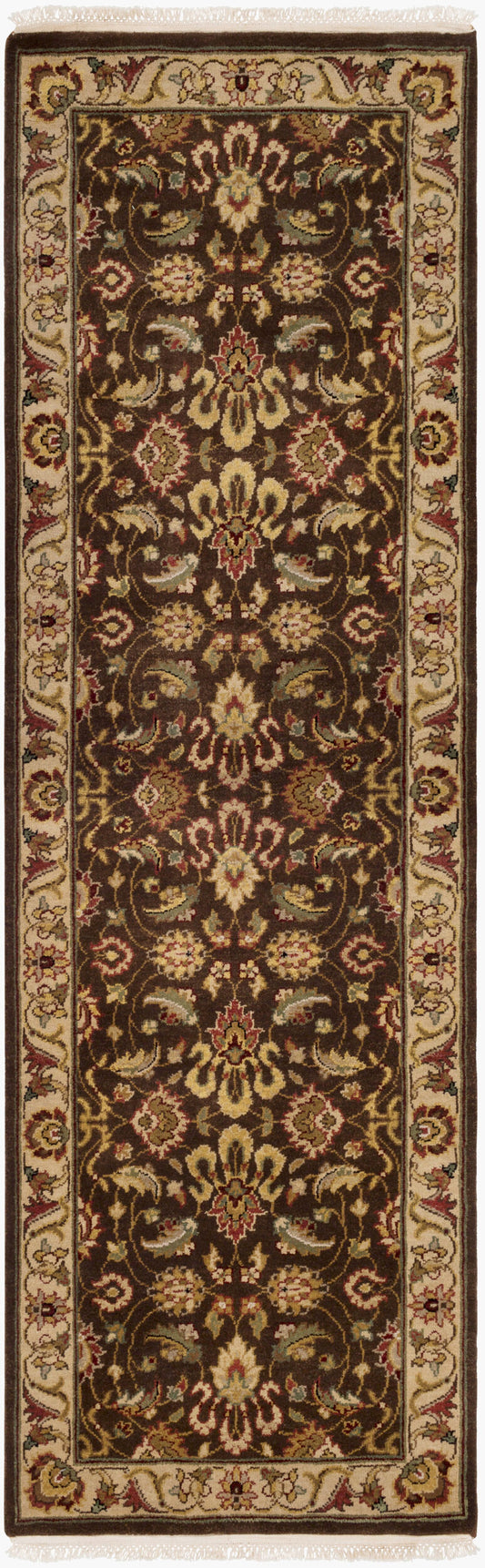 Dinar DIN-1591 8ft Runner Handmade Wool Runner Rug