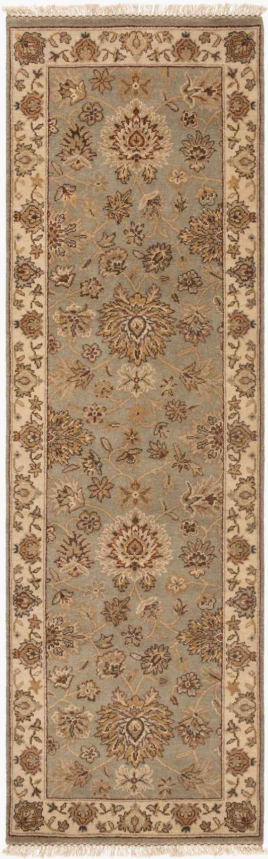 Dinar DIN-1594 8ft Runner Handmade Wool Runner Rug