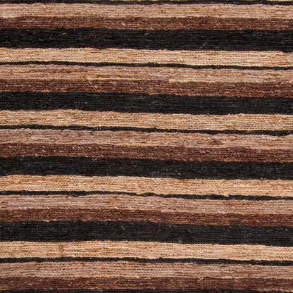 Alfombra decorativa de yute hecha a mano, DOC-1025, de República Dominicana, de 2' x 3'