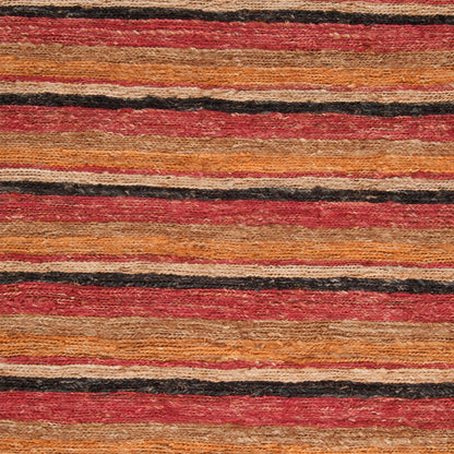 Alfombra decorativa de yute hecha a mano, DOC-1027, de República Dominicana, de 2' x 3'