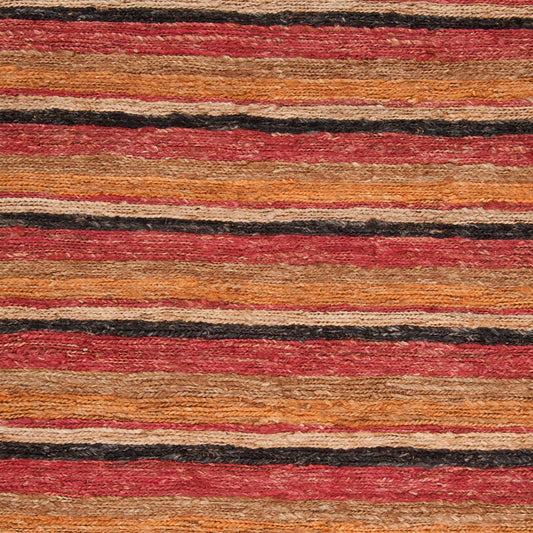 Alfombra decorativa de yute hecha a mano, DOC-1027, de República Dominicana, de 2' x 3'