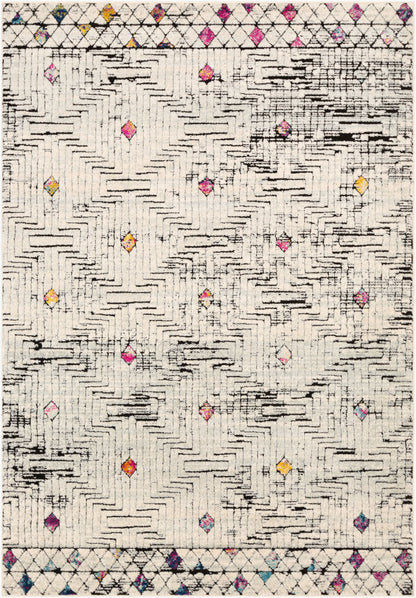 Alfombra tejida a máquina Dersim DSM-2308 de 6' x 9'