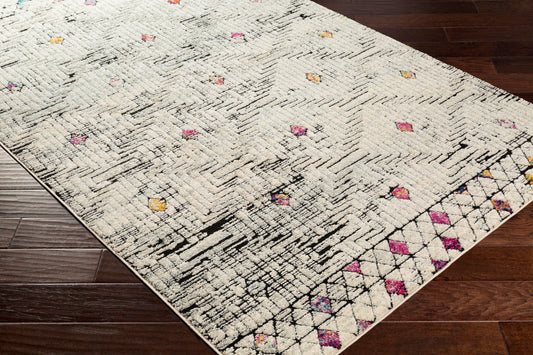 Alfombra tejida a máquina Dersim DSM-2308 de 1,52 m x 2,13 m