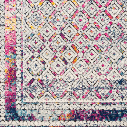 Alfombra decorativa tejida a máquina Dersim DSM-2309 de 2' x 3'