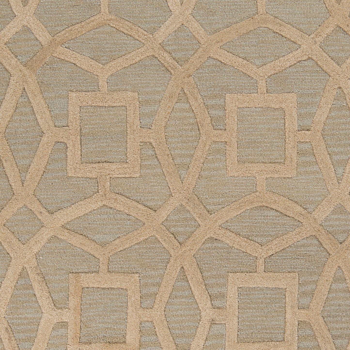 Alfombra decorativa de lana hecha a mano Dream DST-1170 de 90 x 150 cm