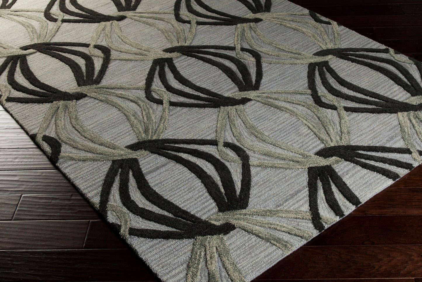 Alfombra de lana hecha a mano Dream DST-1177 de 2,7 x 3,6 m