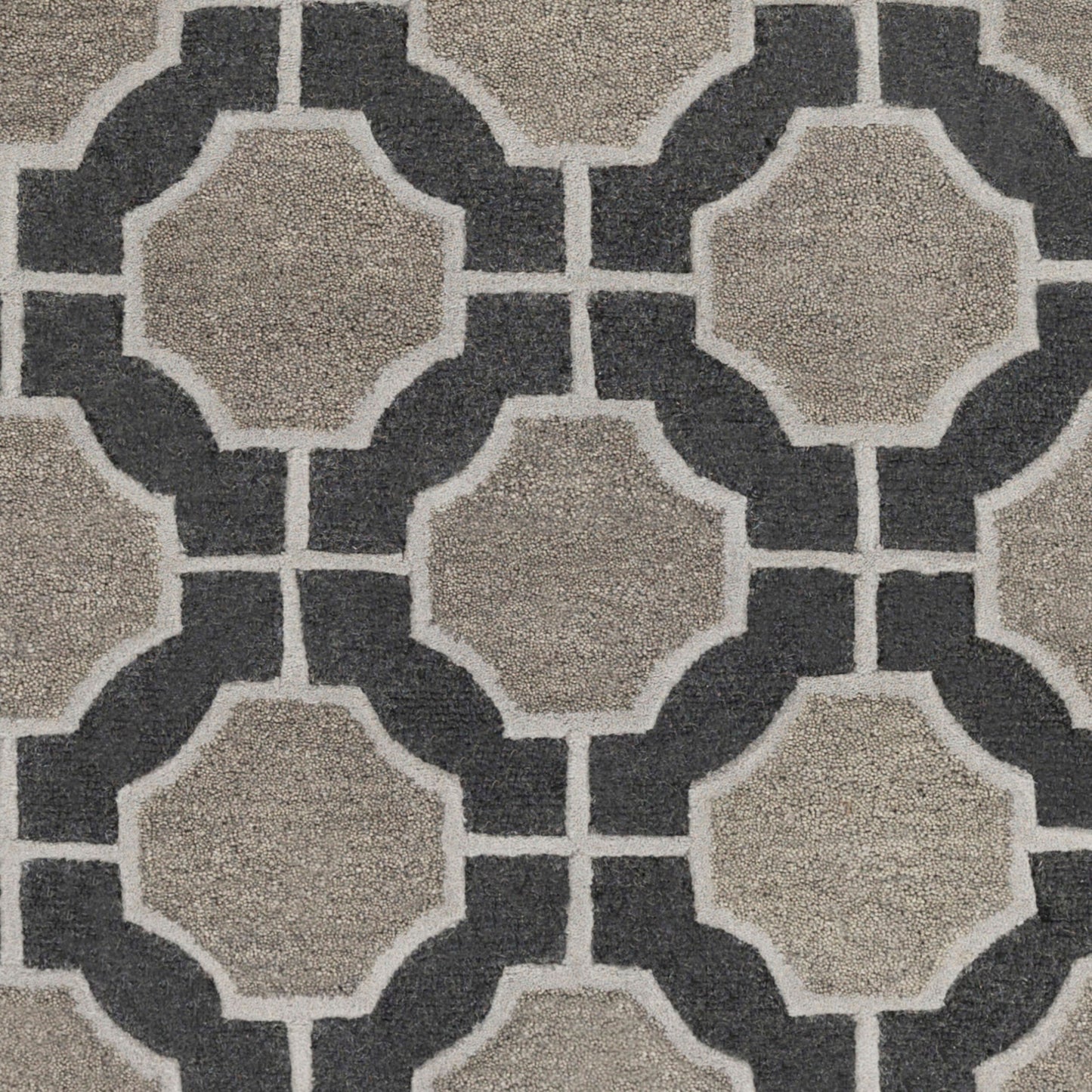 Alfombra de lana hecha a mano Dream DST-1185 de 2,7 x 3,6 m